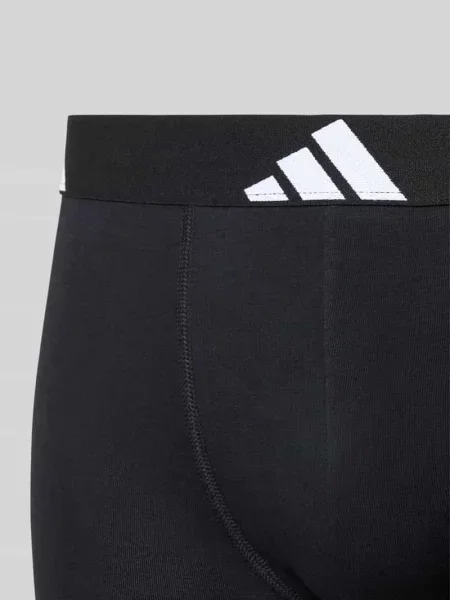 Obcisłe bokserki z elastycznym z logo w zestawie 5 szt. Adidas Sportswear czarne