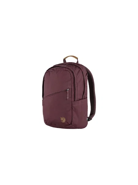 Раница Fjallraven Raven бордо голям с изчистен дизайн червено