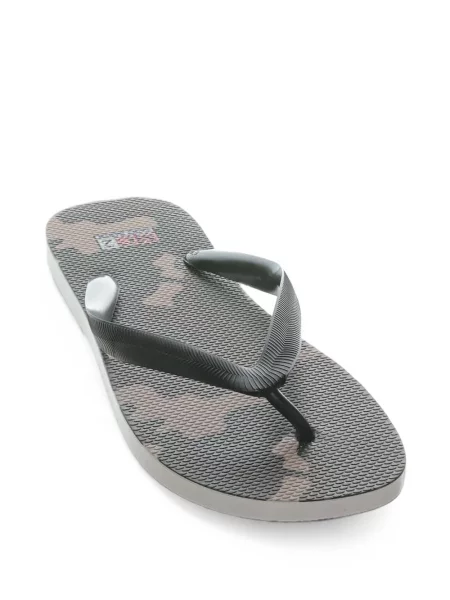 Șlapi Mc2 Saint Barth cu imagine cu model camuflaj negru