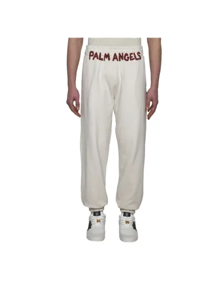 Spodnie Palm Angels beżowe
