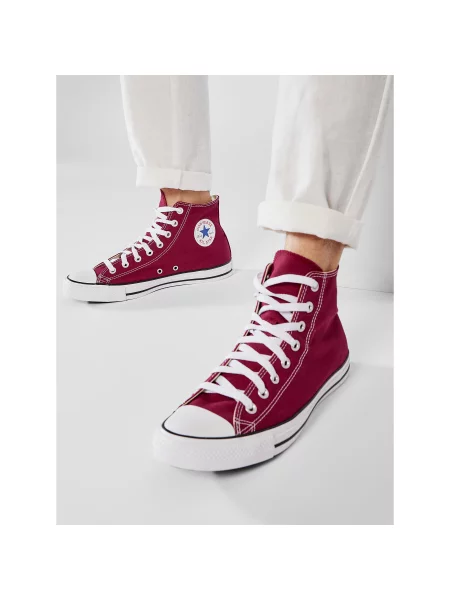 Plátenky Converse All Star Hi Maroon Bordová