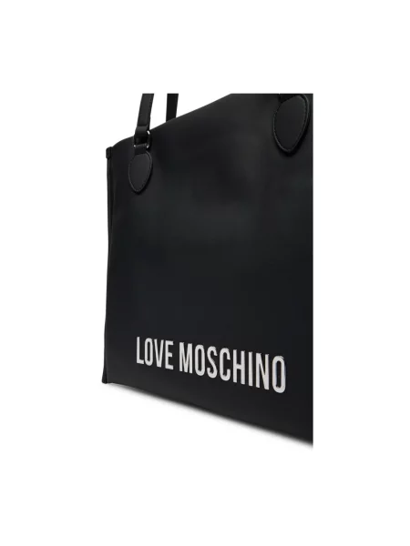 Love Moschino Torebki Kobieta ONE SIZE Eleganckie Torby z Zamknięciem na Logo czarny
