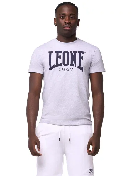 Leone Apparel koszulka z krótkim rękawem szara