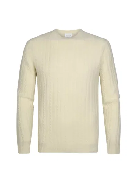 Sweter Profuomo wełniany beżowy