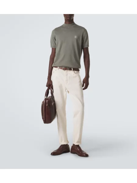 Pulover Brunello Cucinelli verde