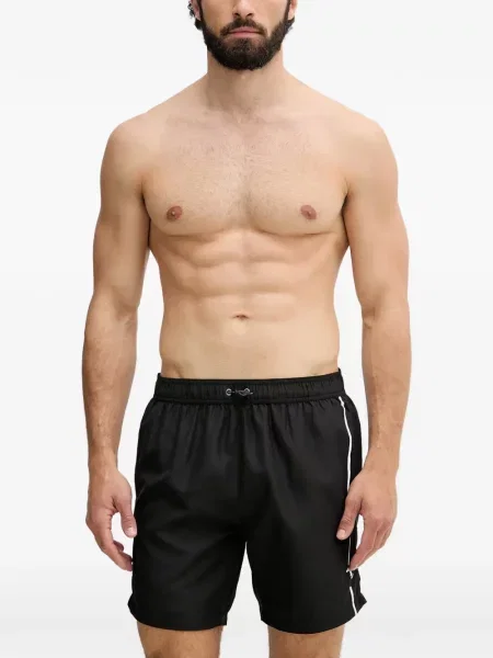 Slip de baie Trussardi cu imagine cu cordon negru