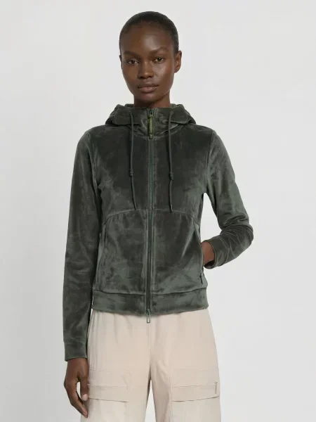 Jeanne Baret Fleecová Mikina Boreal tmavě zelená