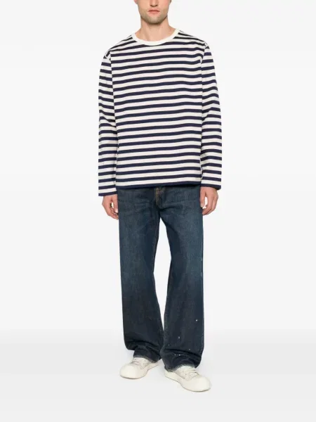 Lung tricou Junya Watanabe Man cu dungi