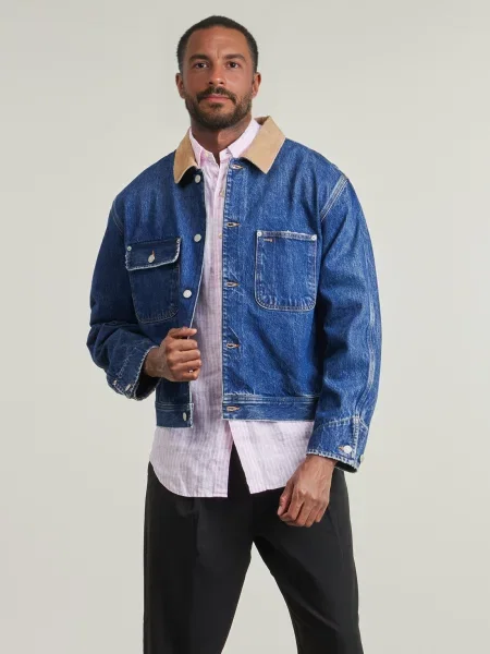 Geacă Polo Ralph Lauren albastru
