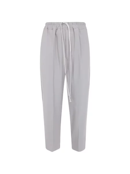 Decupat pantaloni Rick Owens cu cordon gri
