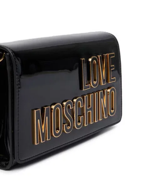 Love Moschino Taška cez rameno Smart Daily zlatá čierna