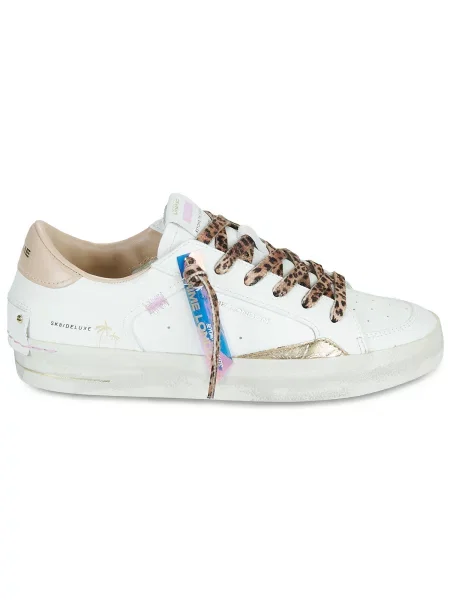 Crime London sneakers din piele DELUXE alb