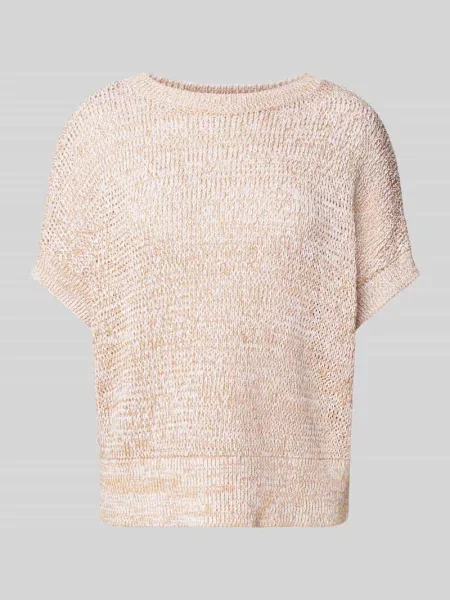 Sweter z dzianiny z prążkowanymi wykończeniami Armani Exchange