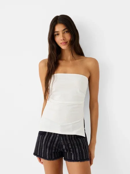 Bershka Jeans denim negru