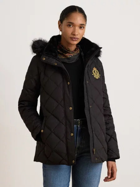 LAUREN RALPH LAUREN Geacă de puf negru
