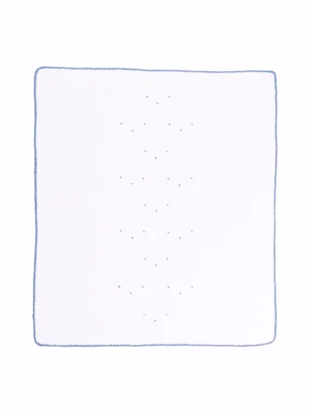 Geantă Little Bear cu broderie alb