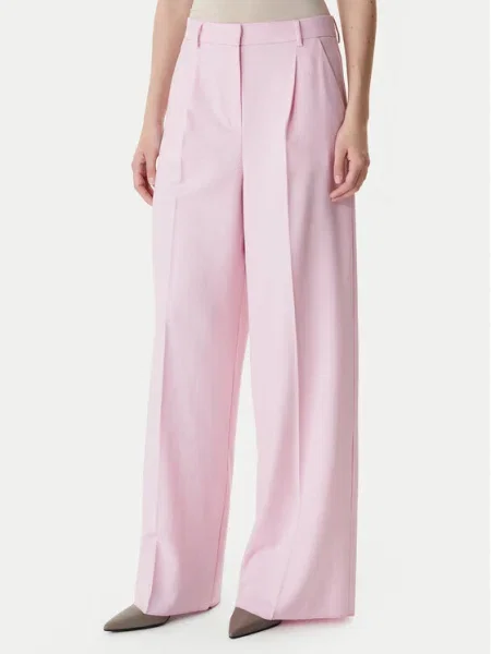 Marella Панталони тип палацо Wide Leg розов