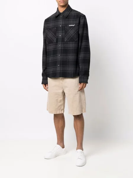Flanelinė marškiniai Off-white balta