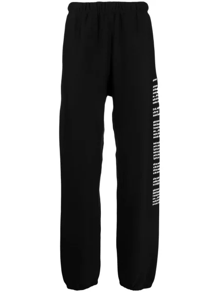 Pantaloni Takahiromiyashita The Soloist cu imagine negru