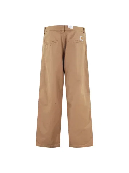 Spodnie Carhartt Wip brązowe