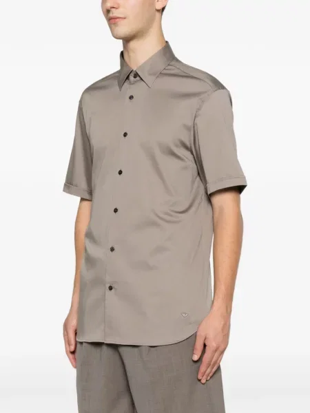 Scurt cămașă Emporio Armani gri