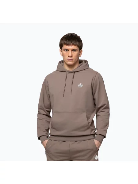 Мъжки суитшърт Pitbull Nugget Small Logo Hooded brown savana кафяво