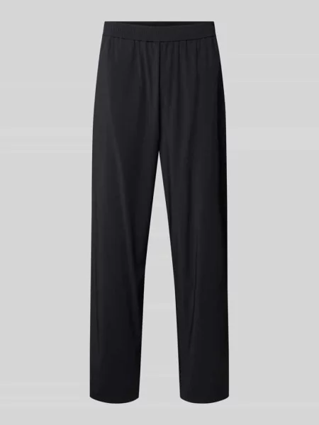 Spodnie z elastycznym pasem i tylnymi Armani Exchange czarne