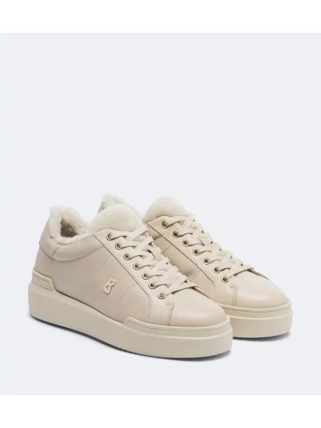 Sneakerși Bogner din piele bej