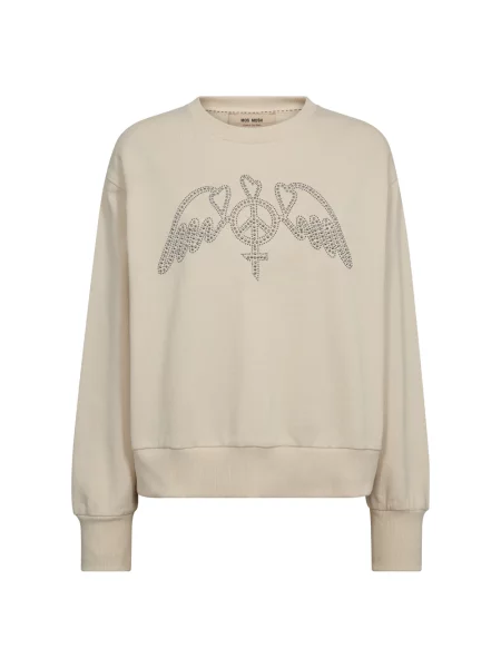 Bluza Mos Mosh beżowa