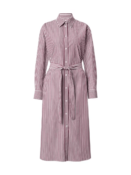 GANT Rochie tip bluză roșu vin alb