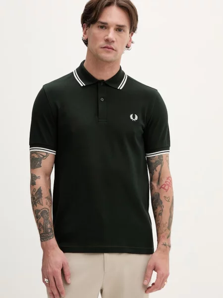 Polo tričko Fred Perry zelená