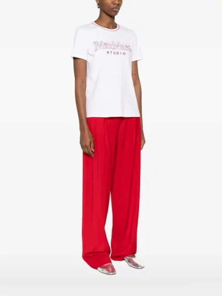 Tricou Max Mara cu autograf alb