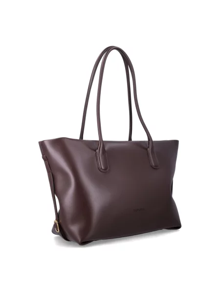 THEMOIRè Torebki Kobieta ONE SIZE Tallia Shopper brązowy