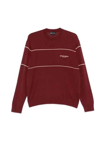 Sweter Emporio Armani czerwony