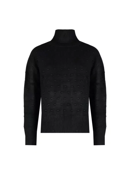 Sweter z golfem Silvian Heach czarny
