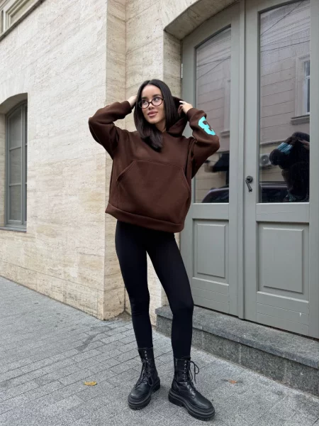 Худі Uaclothes коричневий