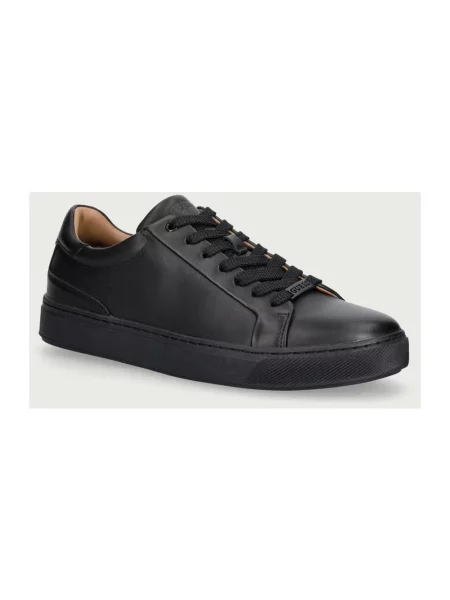 Sneakersy Guess skórzane czarne