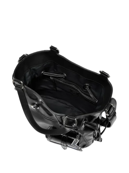 Geanta de piele Lancel din piele negru