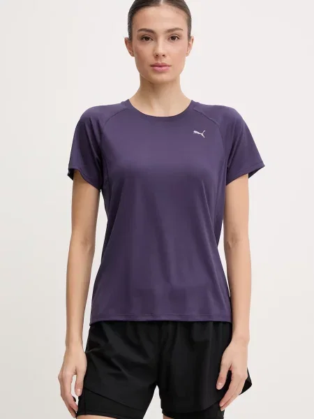 Puma t-shirt treningowy fioletowa