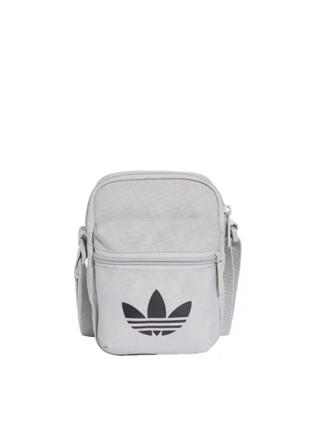 ADIDAS ORIGINALS Taška cez rameno Adicolor Classic Festival svetlosivá / čierna sivá