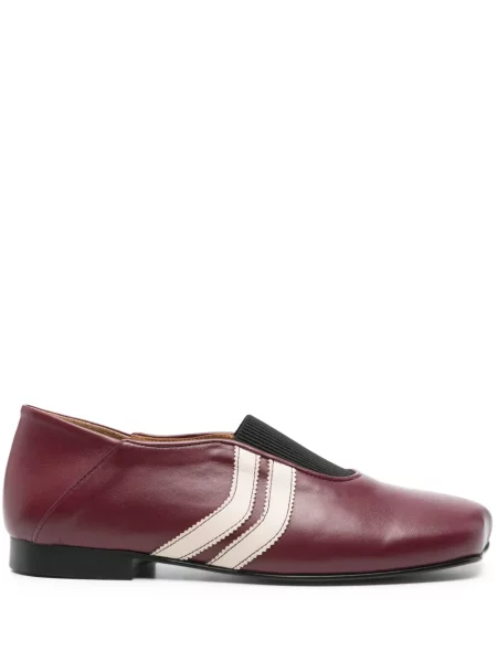 Pantofi loafer Egonlab cu dungi roșu