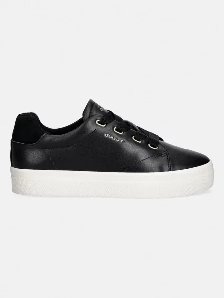 Gant sneakersy skórzane Avona czarne