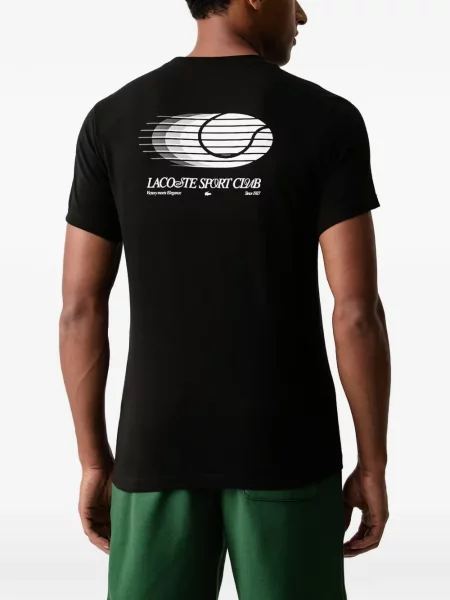 Tricou Lacoste cu imagine negru