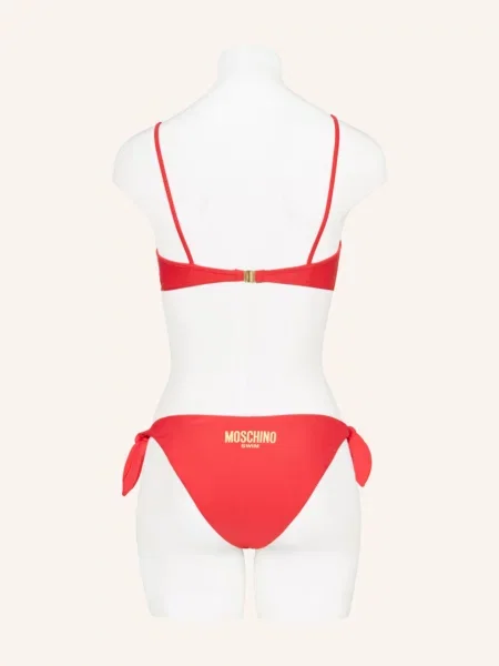 Moschino Góra Od Bikini Bustier rot czerwony