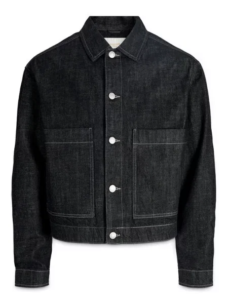 JACK & JONES Prechodná bunda JORGLLOYD tmavomodrá