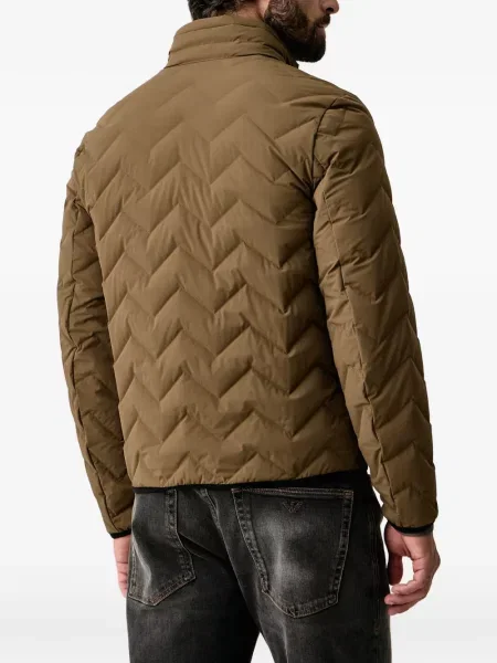 Matlasat geacă Emporio Armani maro