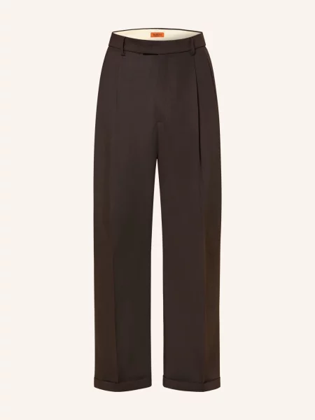 Barena Venezia Chino Kalhoty Braghier Regular Fit černá