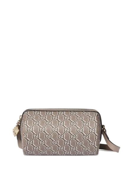 Geantă Gucci din canvas gri