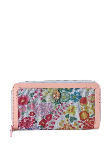 Portofel Kurt Geiger London cu model floral cu imagine albastru