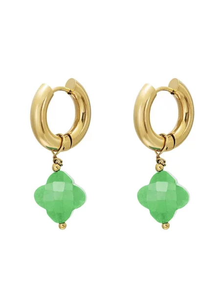 Cala Rose Cercei LIORA închis verde